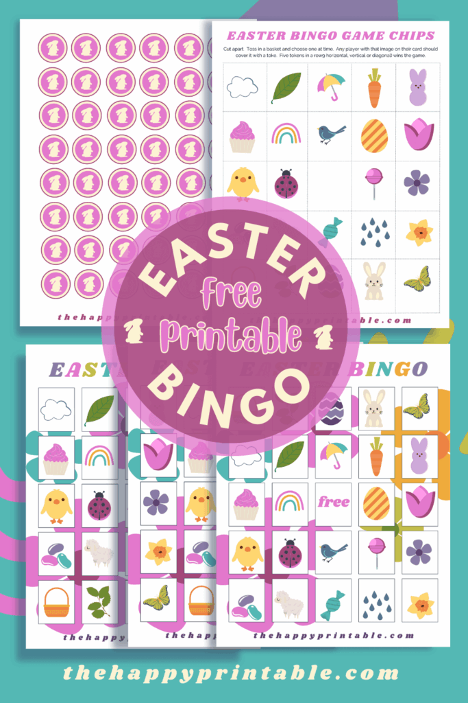 Printable Easter Bingo Game The Happy Printable