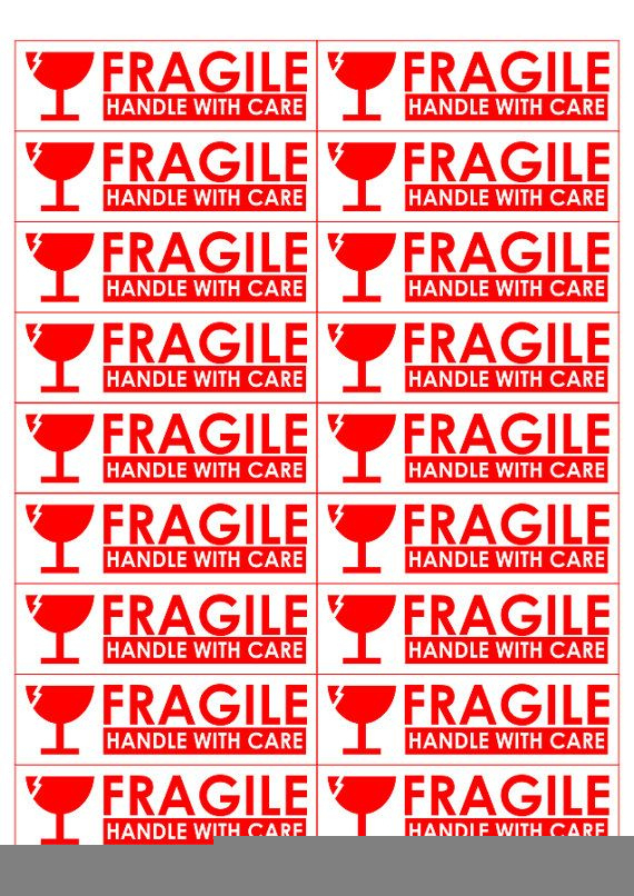 Printable Fragile Labels FREE DOWNLOAD Aashe Printable Labels