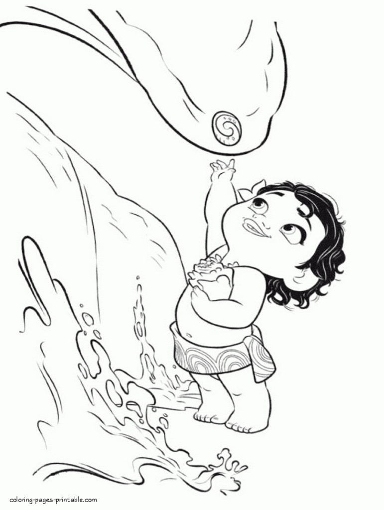 Printable Moana Coloring Pages COLORING PAGES PRINTABLE COM