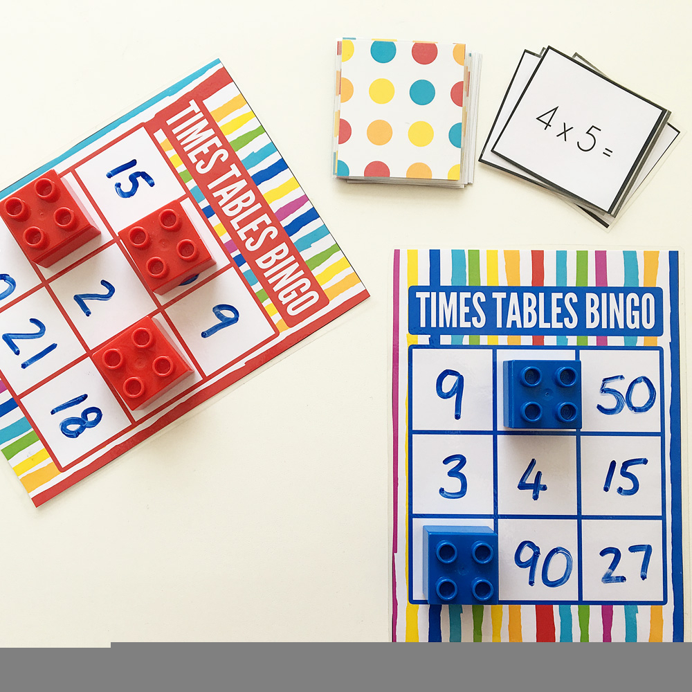 Printable Multiplication Bingo Game PrintableMultiplication