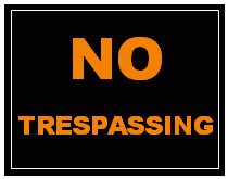 Printable No Trespassing Signs