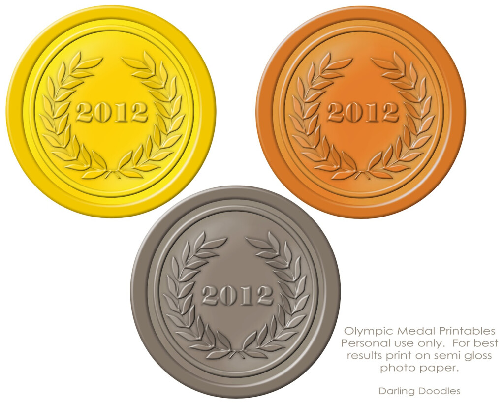 Printable Olympic Medals FreePrintableTM