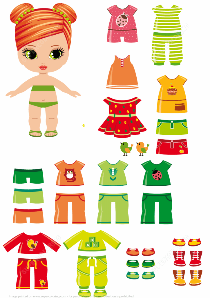 Printable Paper Doll Cutouts Free With More Than 40 Outfits To Choose 