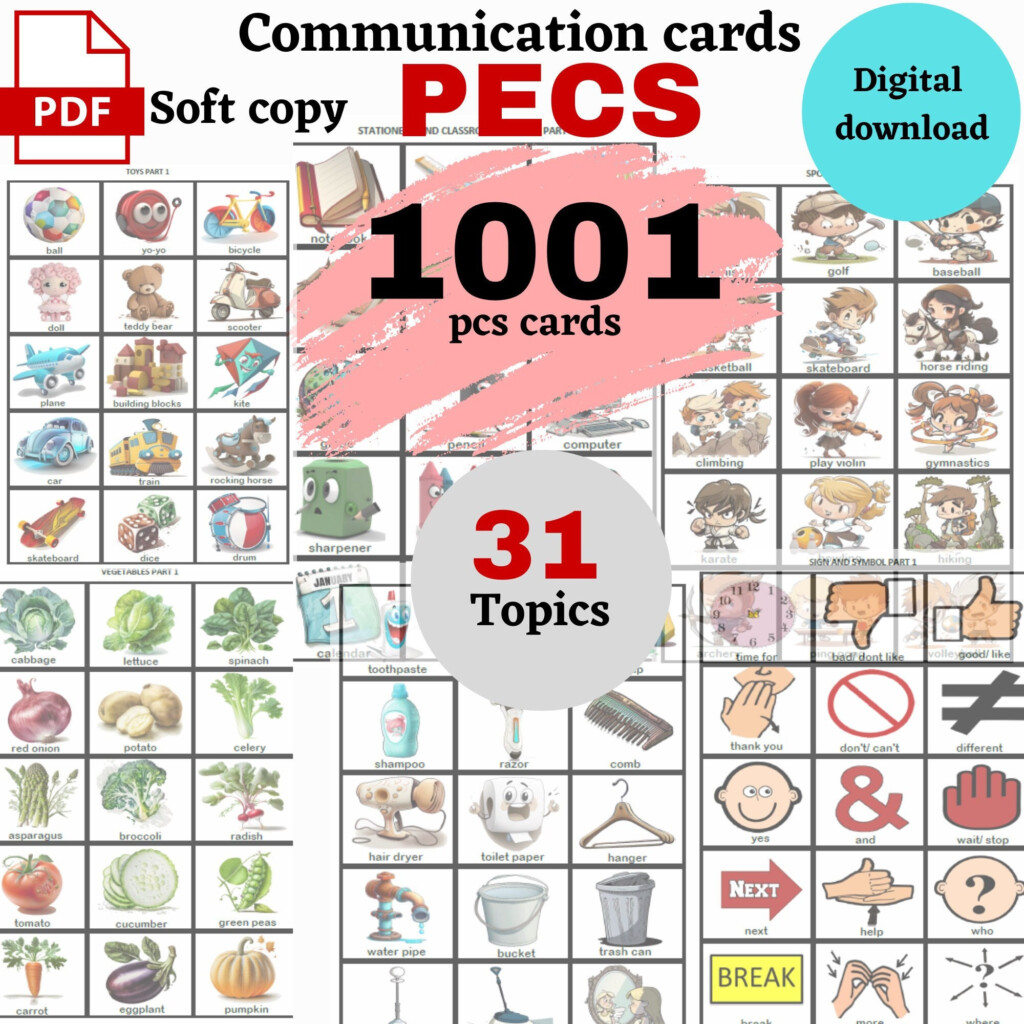 Printable Pecs Cards Free Boards 1001 Pecs Picture Cards 57 OFF