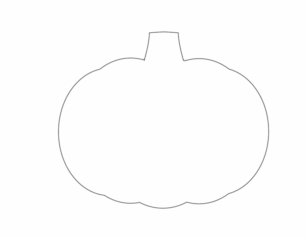 Printable Pumpkin Outline Coloring Home