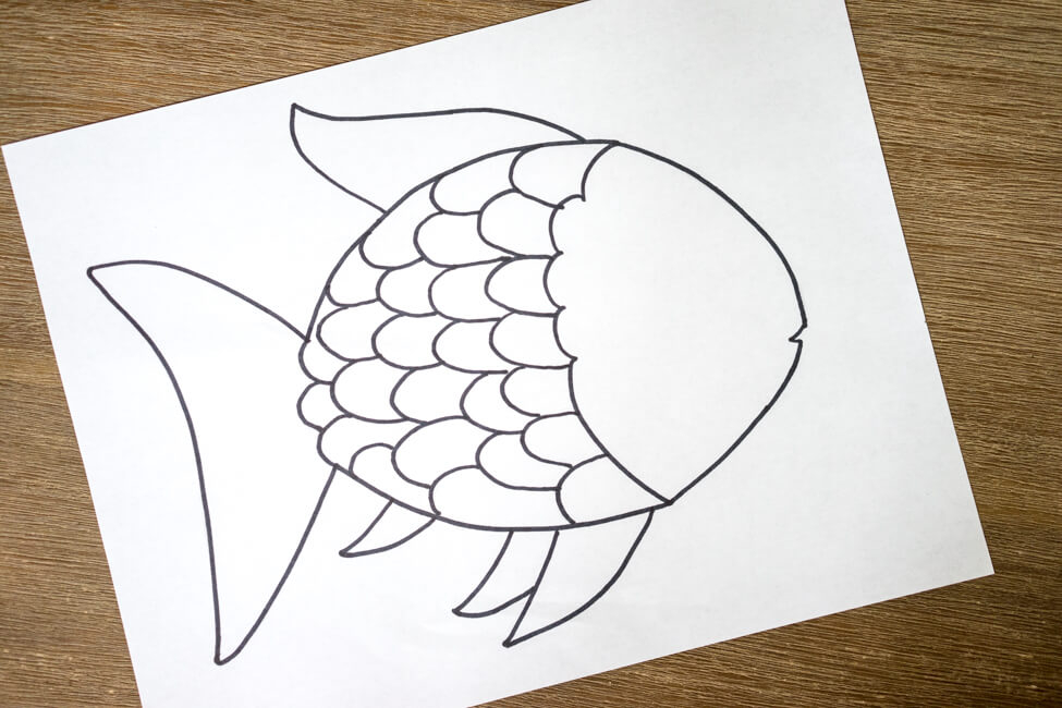 Rainbow Fish Template Free Printable Printable Templates