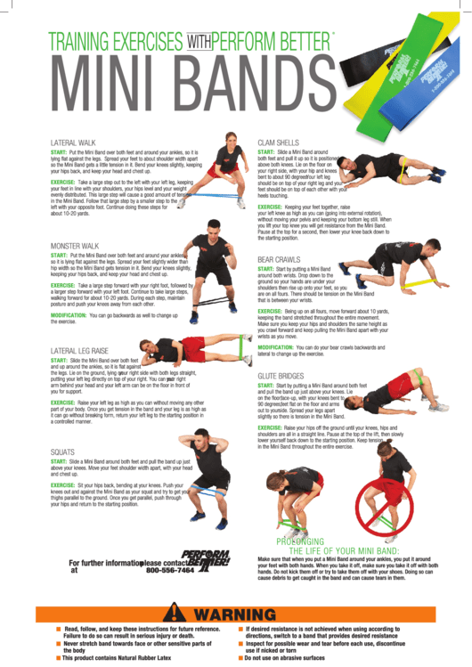Resistance Band Exercise Chart Pdf New Product Opinions Packages 