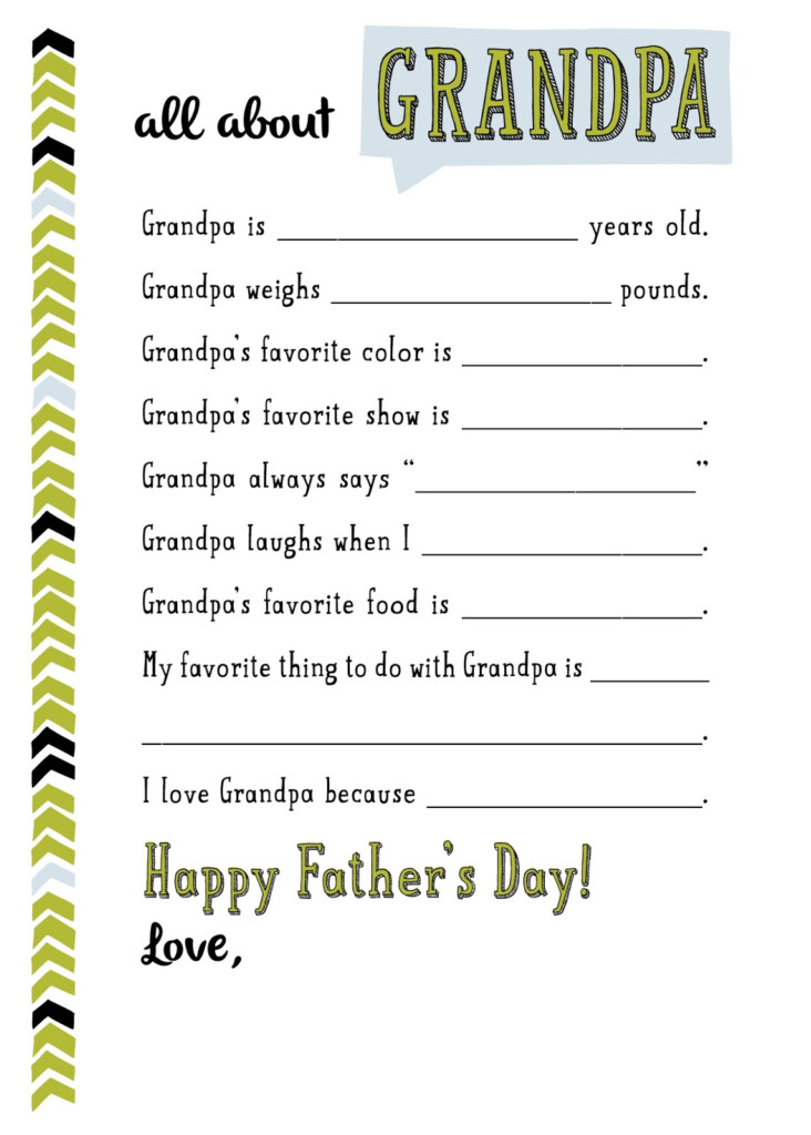 River Bridge All About Dad Free Printable