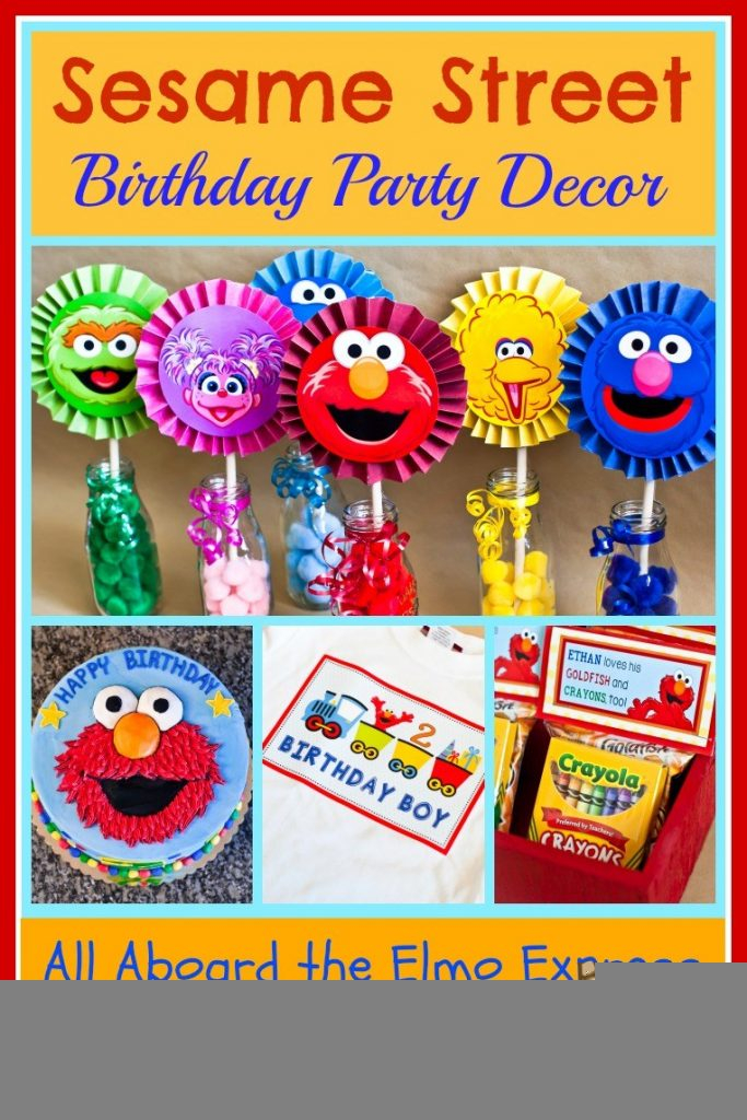 Sesame Street Elmo Themed Birthday Party Free Sesame Street 