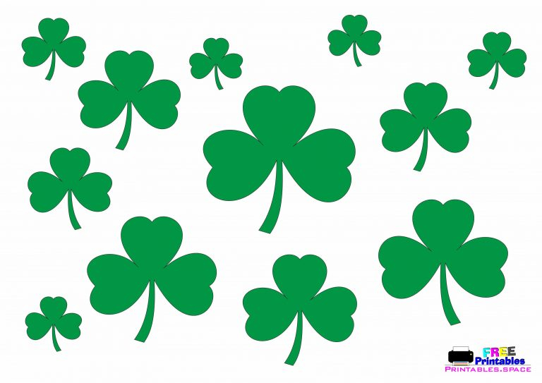 Shamrock Template Free Printables