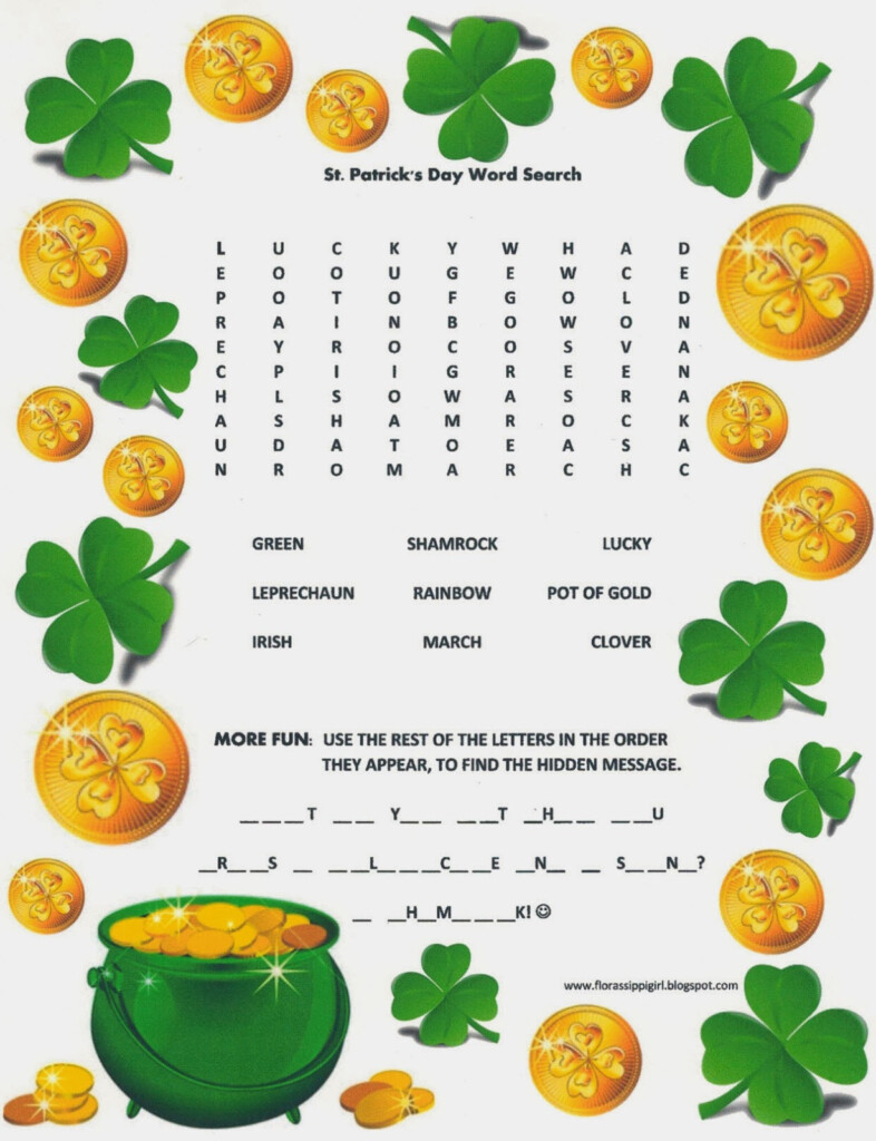 St Patrick S Day Word Search Free Printable Cook Word Vrogue co