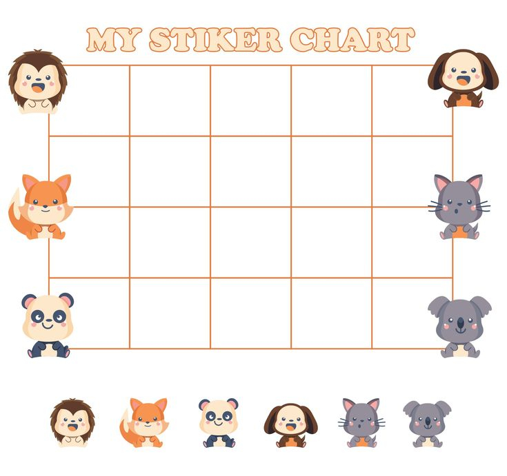 Sticker Reward Charts Printables Sticker Chart Free Printable 