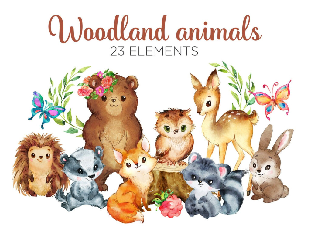 This Item Is Unavailable Etsy Animal Clipart Woodland Animals 