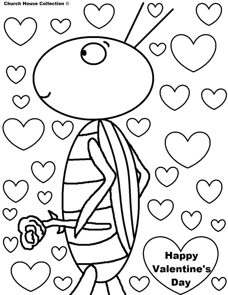 Valentine Coloring Pages Free Printable