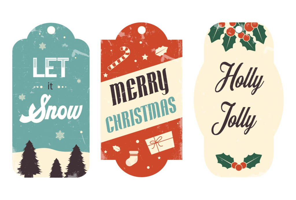 Vintage Christmas Tags 10 Free PDF Printables Printablee