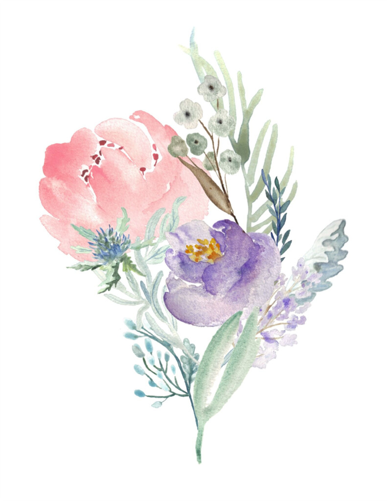 Watercolor Templates Printable Calendar Printables