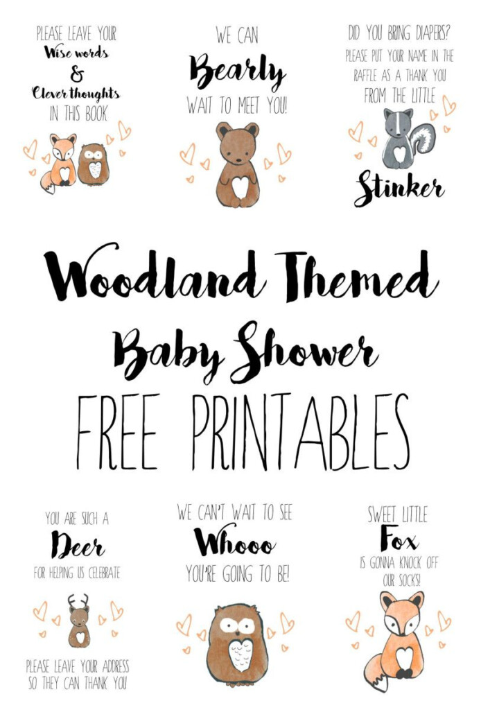 Woodland Creatures Printables